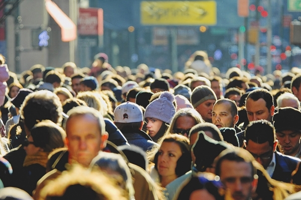 Photograph Mitchell Funk Crowds Of People On Street on One Eyeland